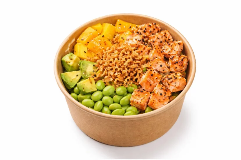 POKE SALMÓN A LA Plancha
